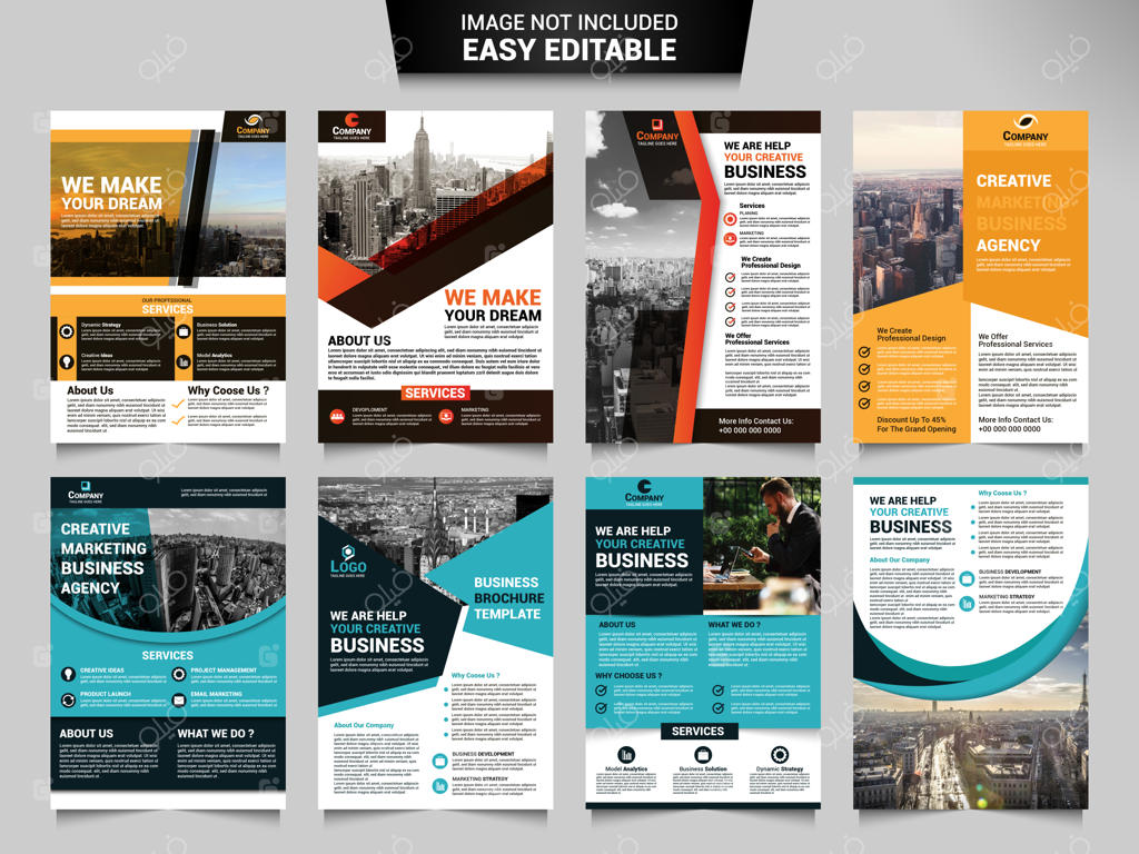 قالب تراکت تبلیغاتی کسب‌وکار