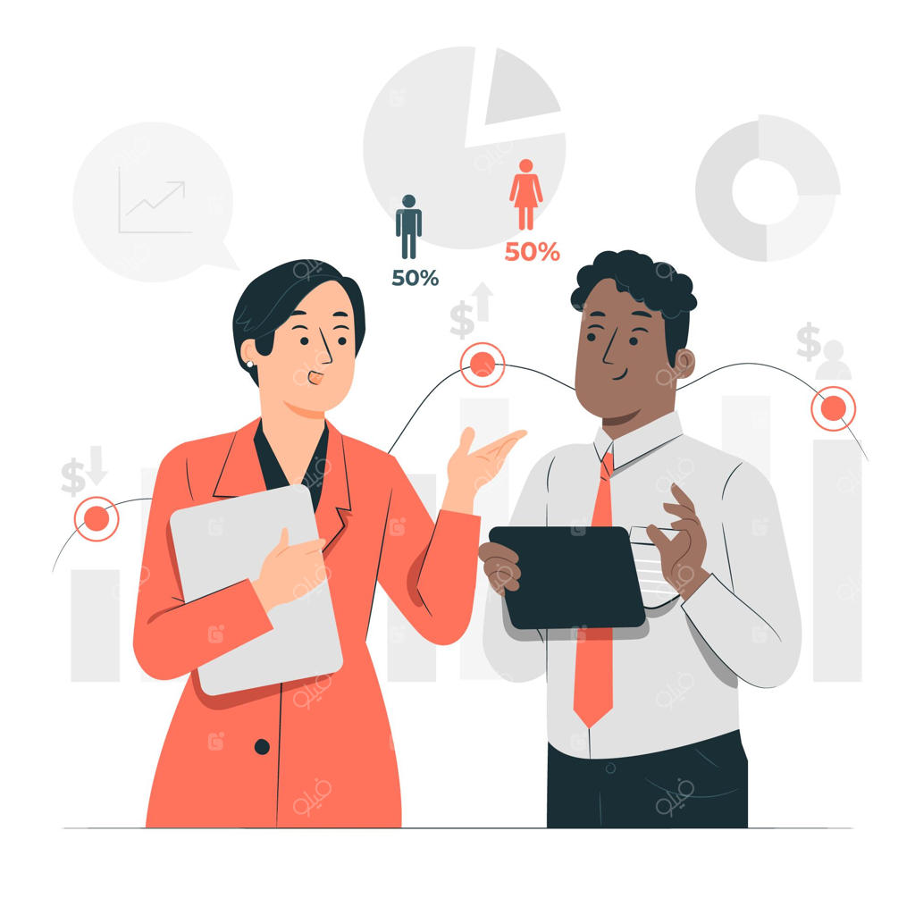 تصویرسازی مفهوم تحلیل کسب‌وکار