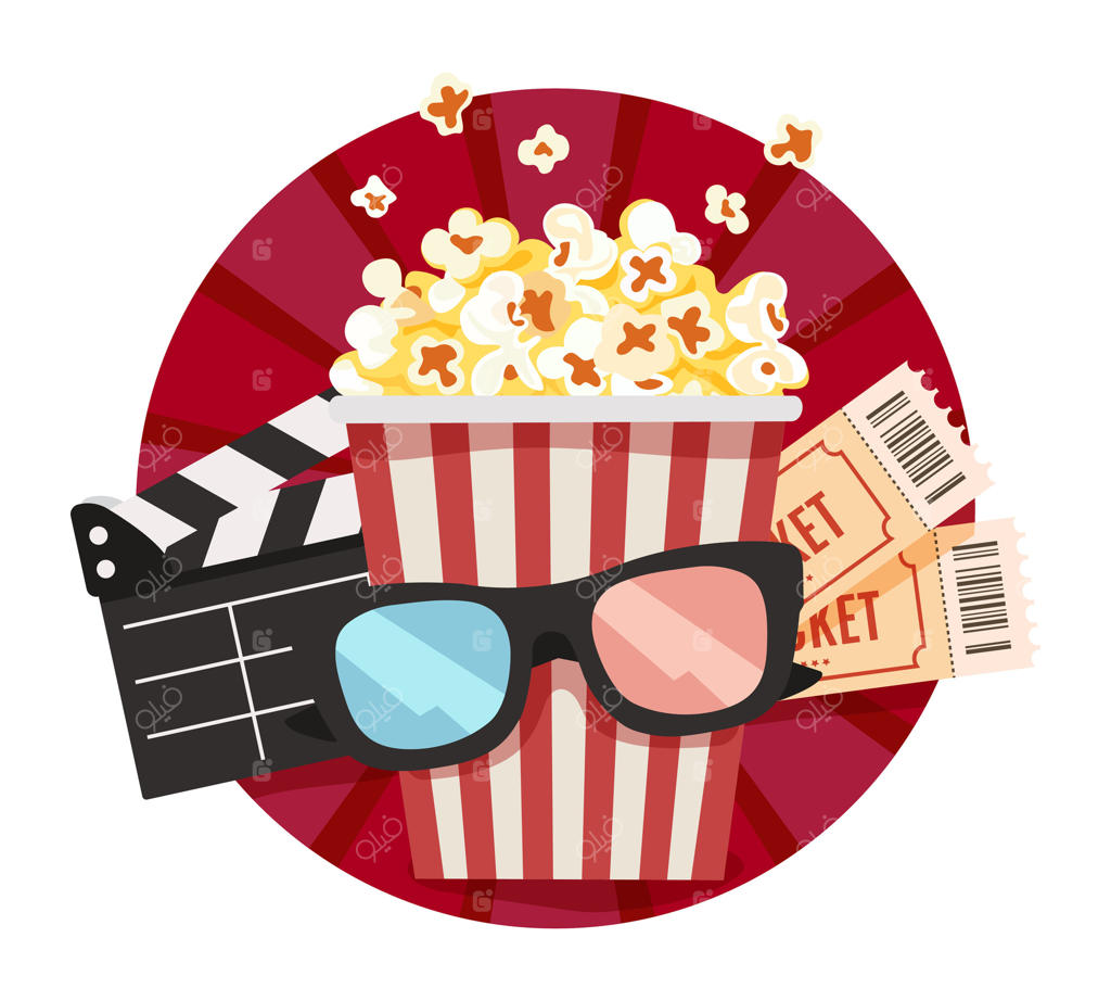 لذت بردن از شب فیلم با پاپ کورن و بلیت‌های حرفه‌ای وکتور