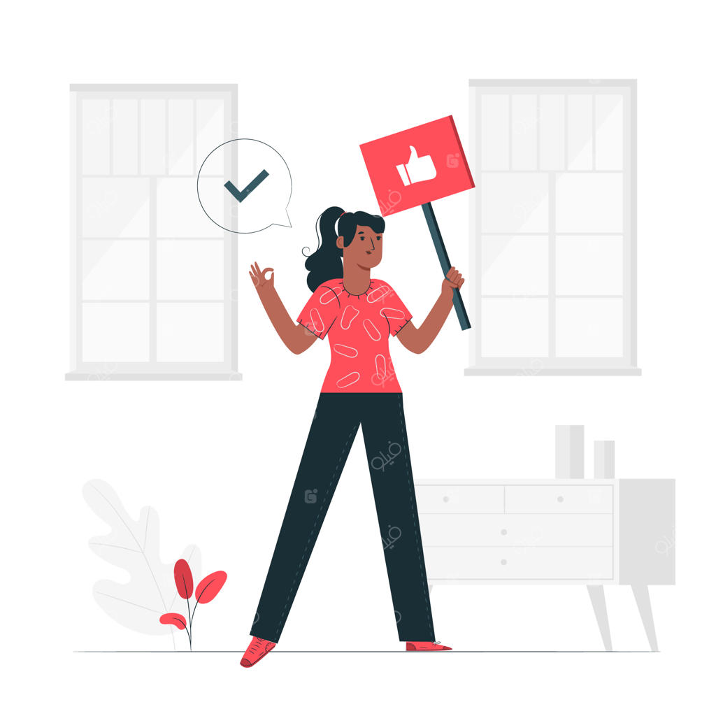 تصویر مفهومی رأی مثبت