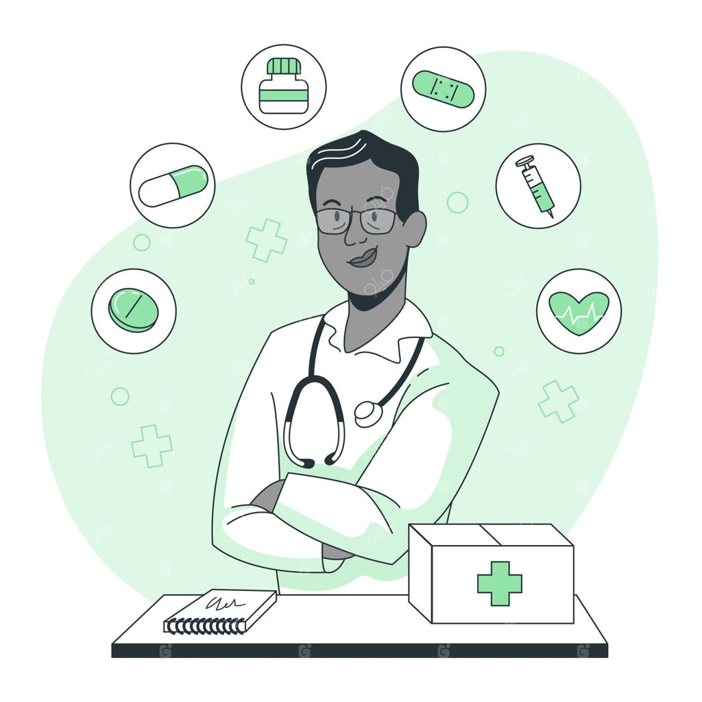 تصویرسازی مفهوم پزشکی