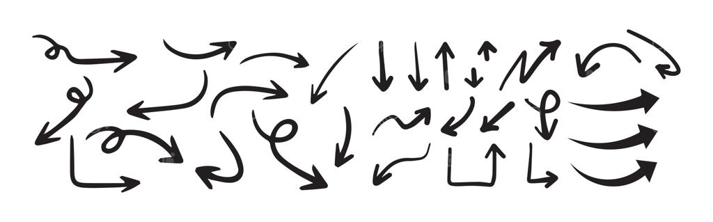 اشکال ساده و برجسته پیکان