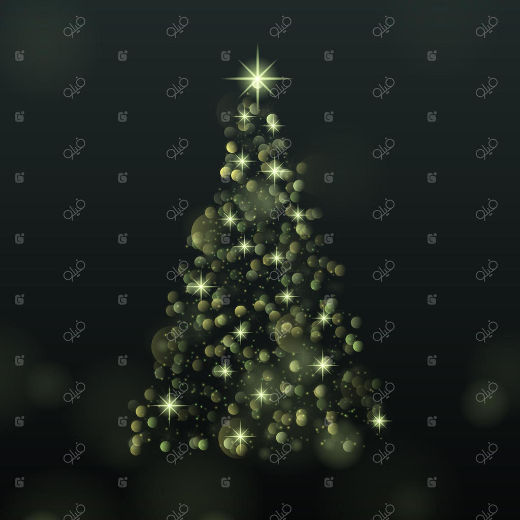 درخت کریسمس انتزاعی