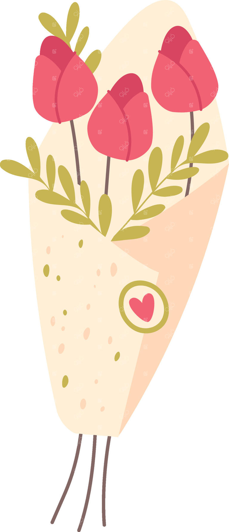 دسته گل لاله