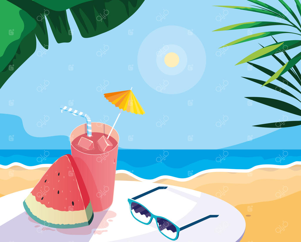 برشی از هندوانه