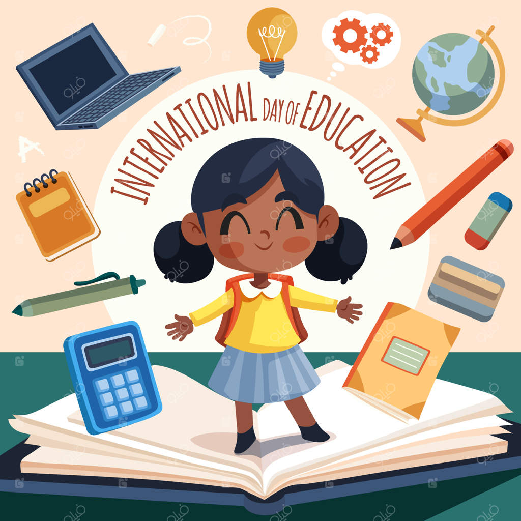 تصویر تخت برای روز جهانی آموزش