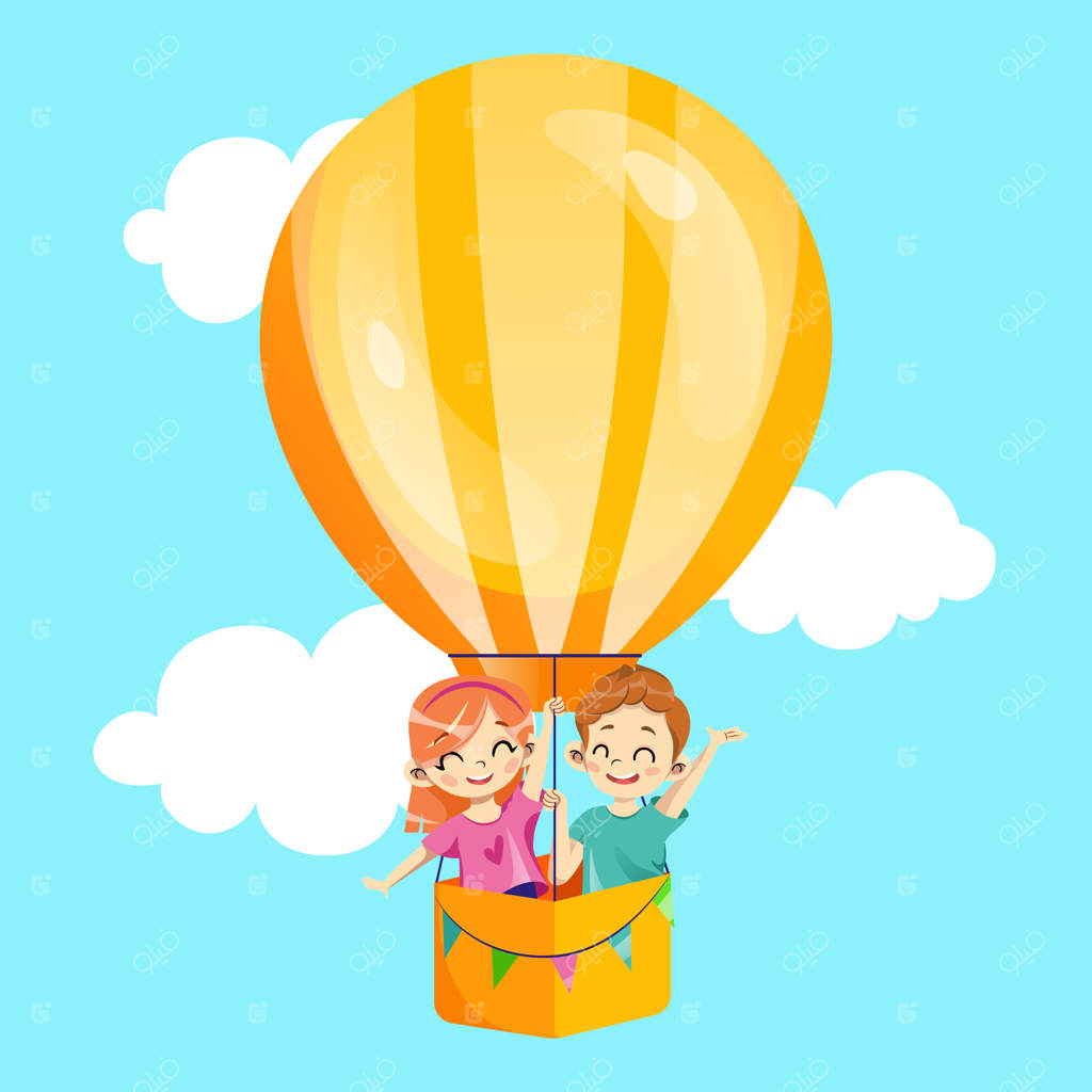 طرح دعوت‌نامه جشن بچه‌ها.