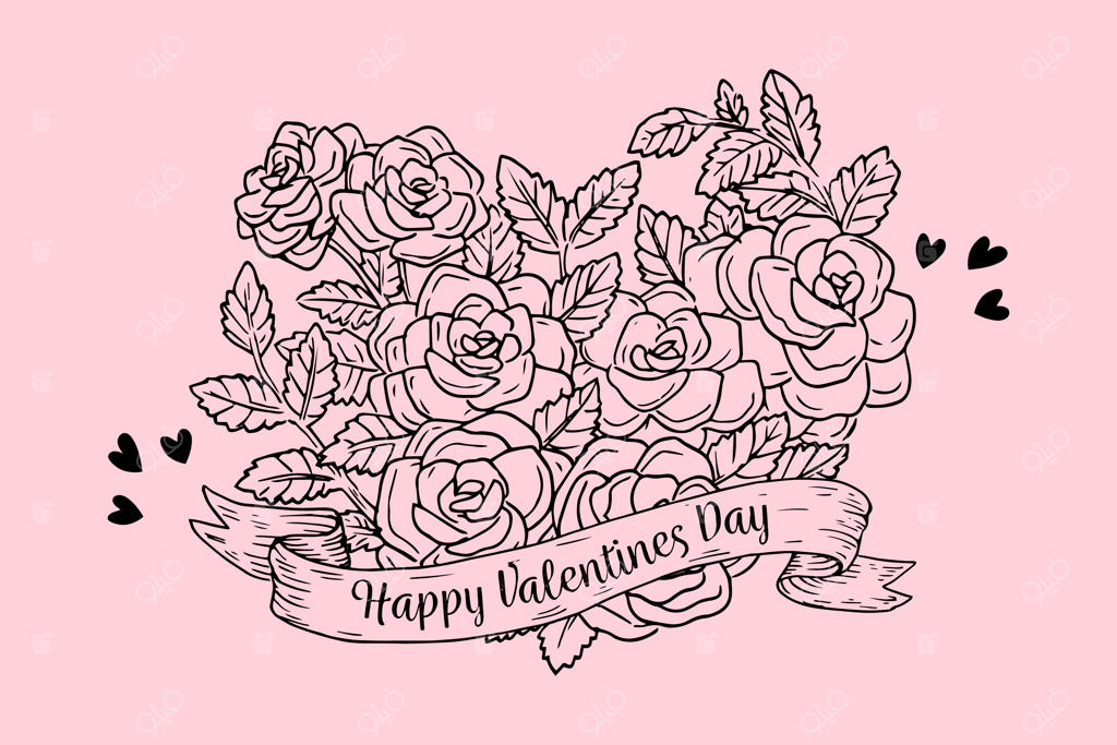 پس‌زمینه روز ولنتاین به سبک قدیمی