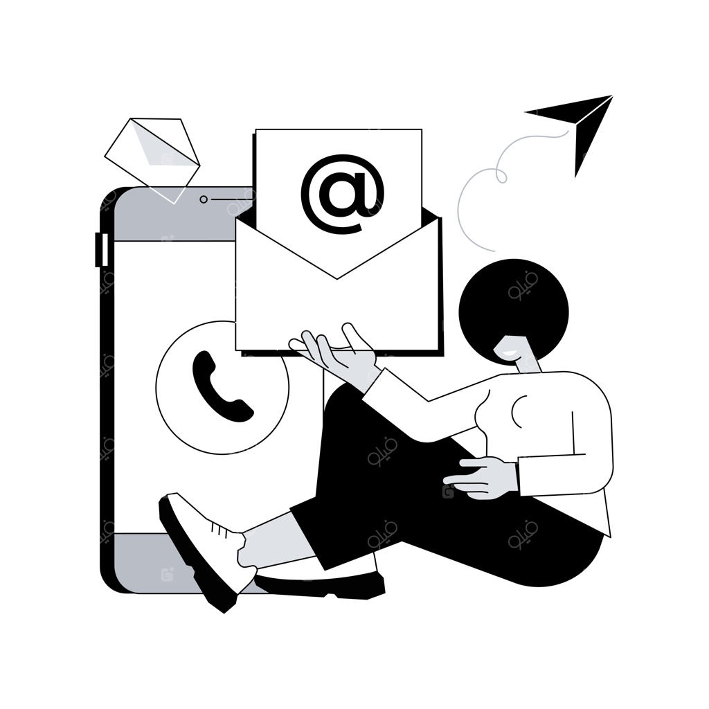 تصویرسازی وکتور مفهوم انتزاعی تماس با ما