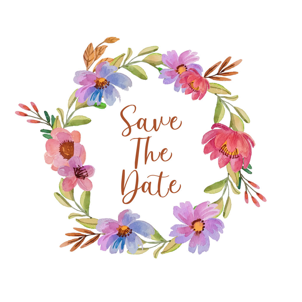 قاب گل با آبرنگ