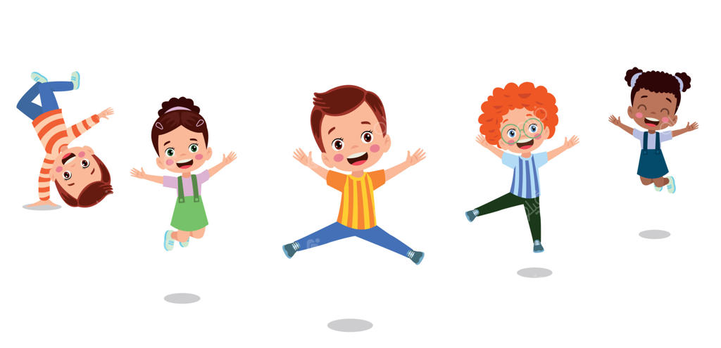 بچه‌های شاد در حال تفریح