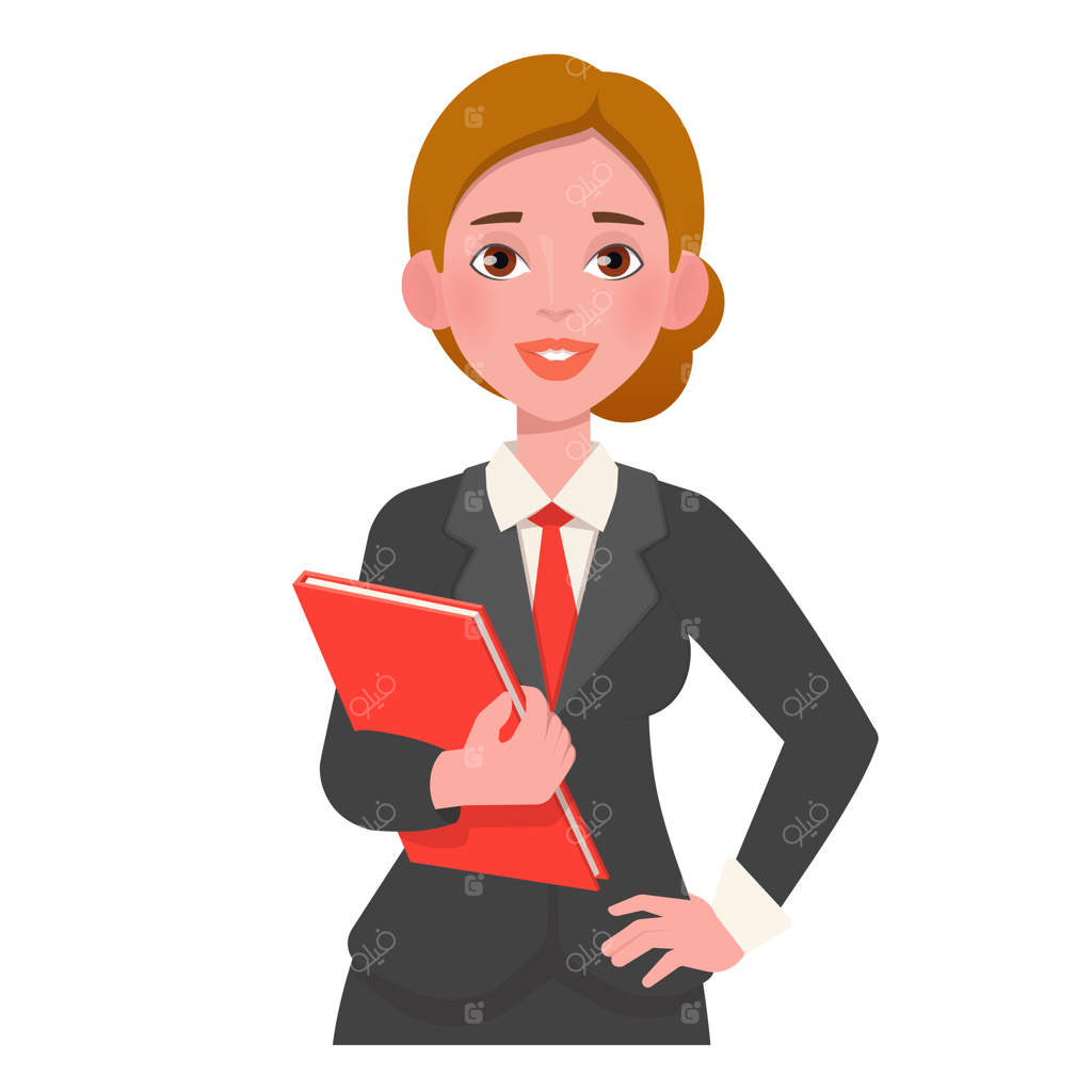 زن زیبا با لبخند و کت در دست داشتن کتاب.