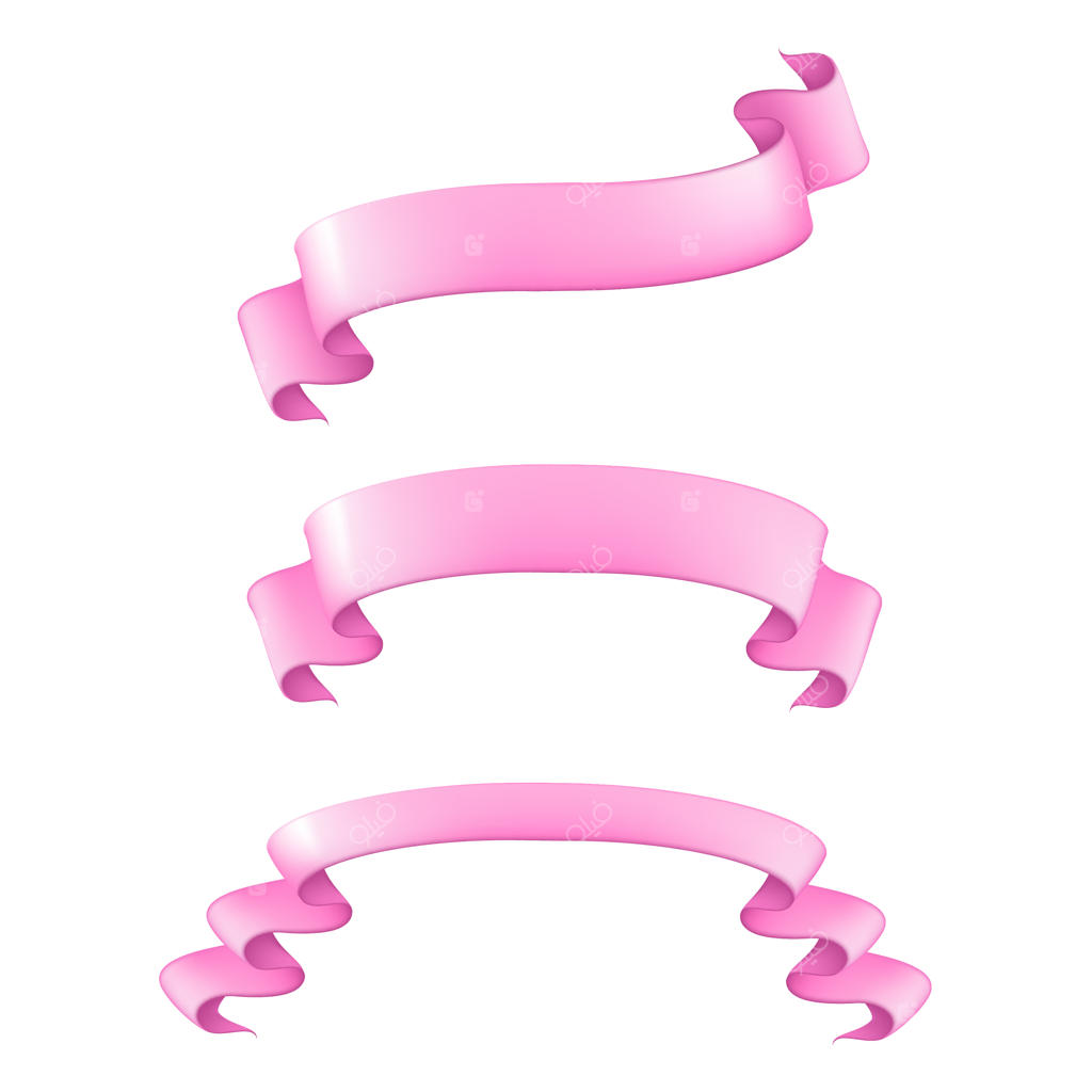 روبان‌های صورتی واقعی برای جشن تولد نوزاد دختر.