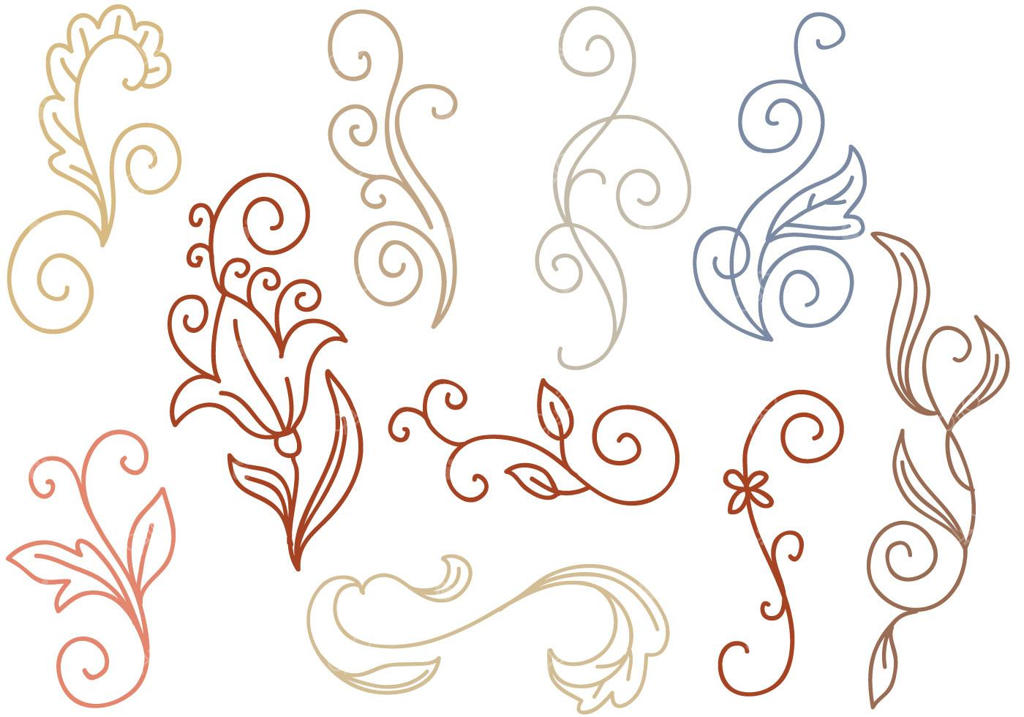 وکتورهای تزیینی رایگان