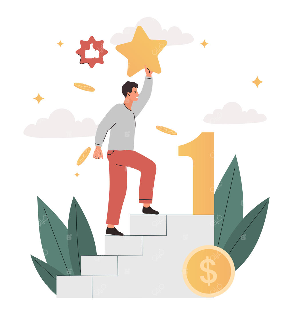 مردی که به هدف رسیده است