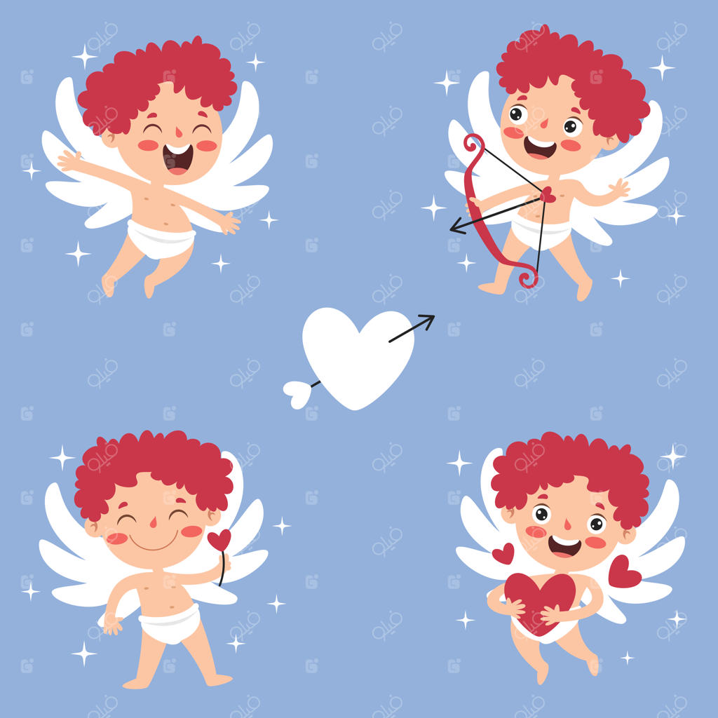 مفهوم عشق با شخصیت کارتونی