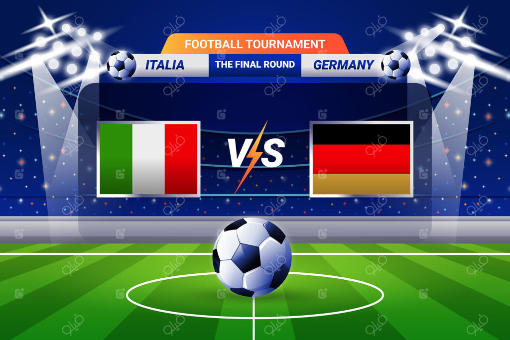 تصویرسازی مسابقات فوتبال با طیف رنگی