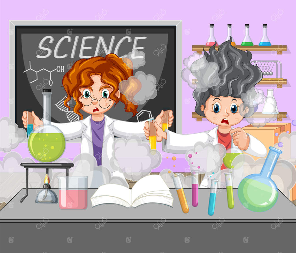 آزمایش خنده‌دار دانشمند در آزمایشگاه