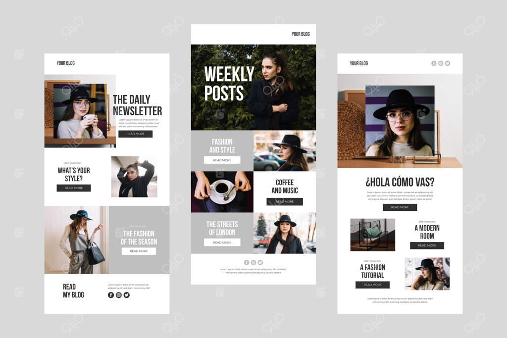 قالب ایمیل برای ارتباط با بلاگرها