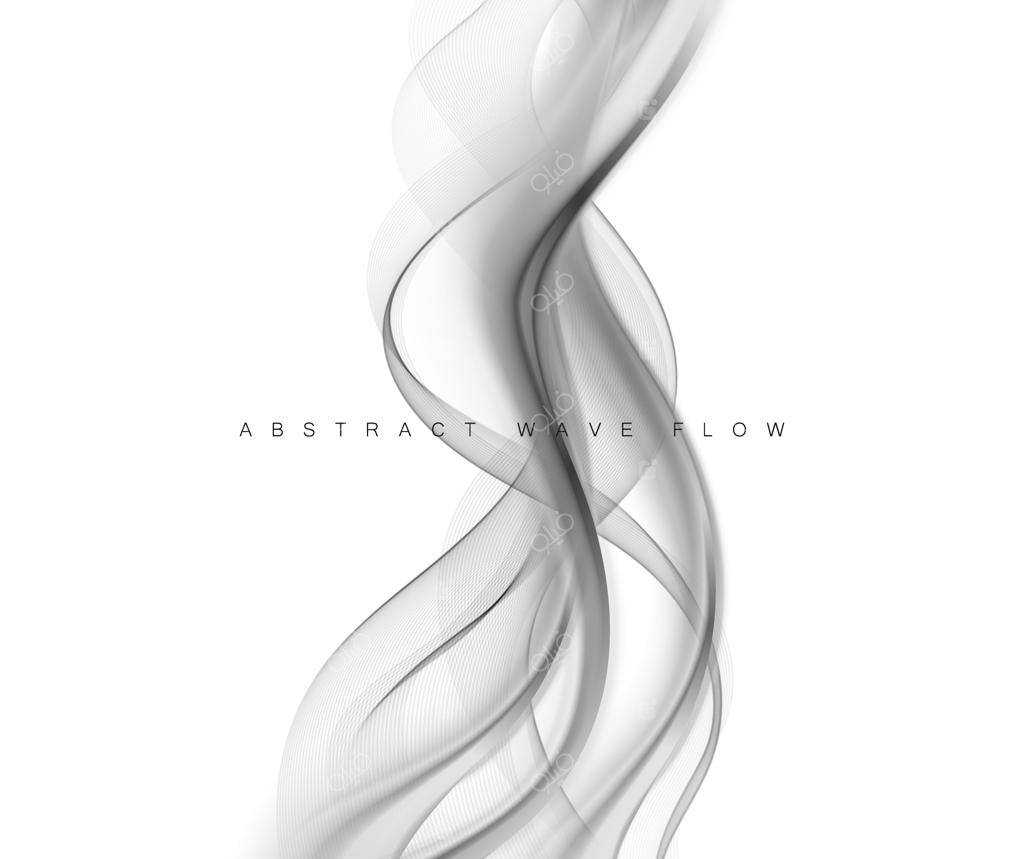 پس‌زمینه انتزاعی با موج‌های خاکستری