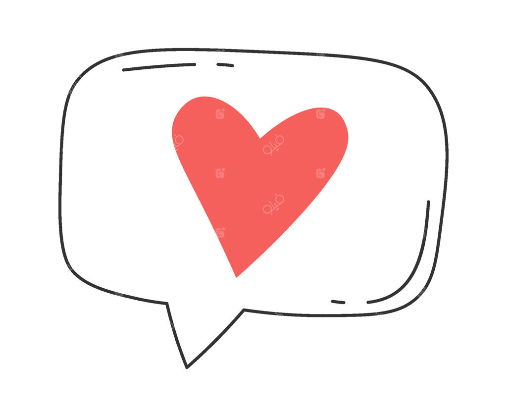 پیام با طرح خطی قلب: طراحی معاصر ارتباطات