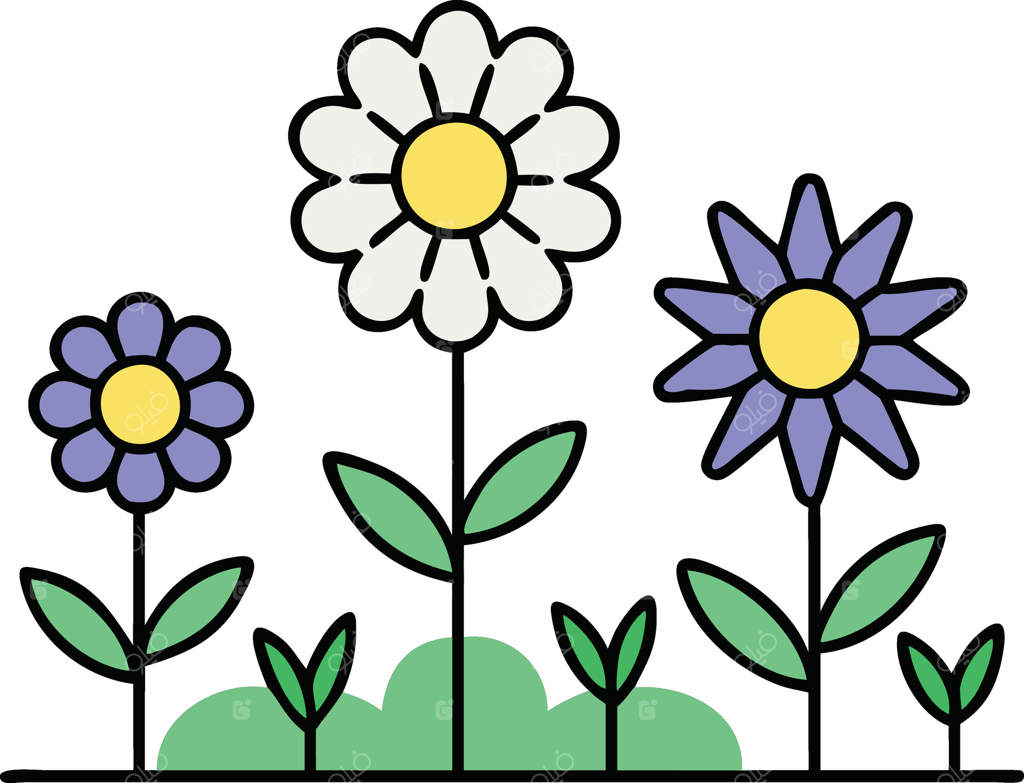 تصویر بامزه‌ی باغ گل‌ها: شکوفایی مروارید و ستاره‌شکوفه‌ها