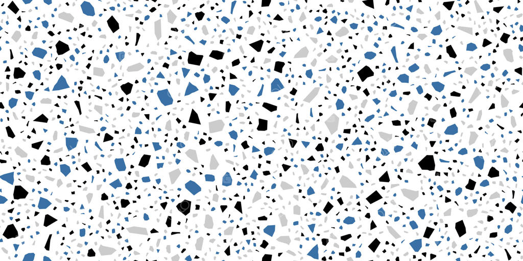 طرح کاشی سرامیکی ترازو با رنگ‌های سیاه، آبی و خاکستری