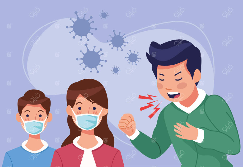 افراد بیمار و ماسک‌های صورت در برابر ذرات کووید۱۹