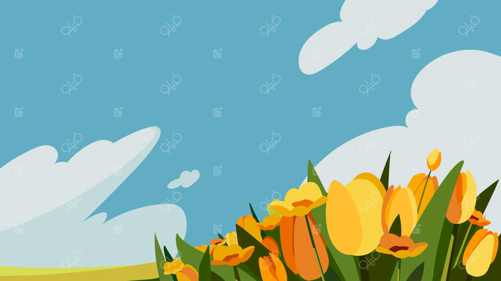 گل‌های زرد در چمنزار: چشم‌انداز زیبای طبیعت