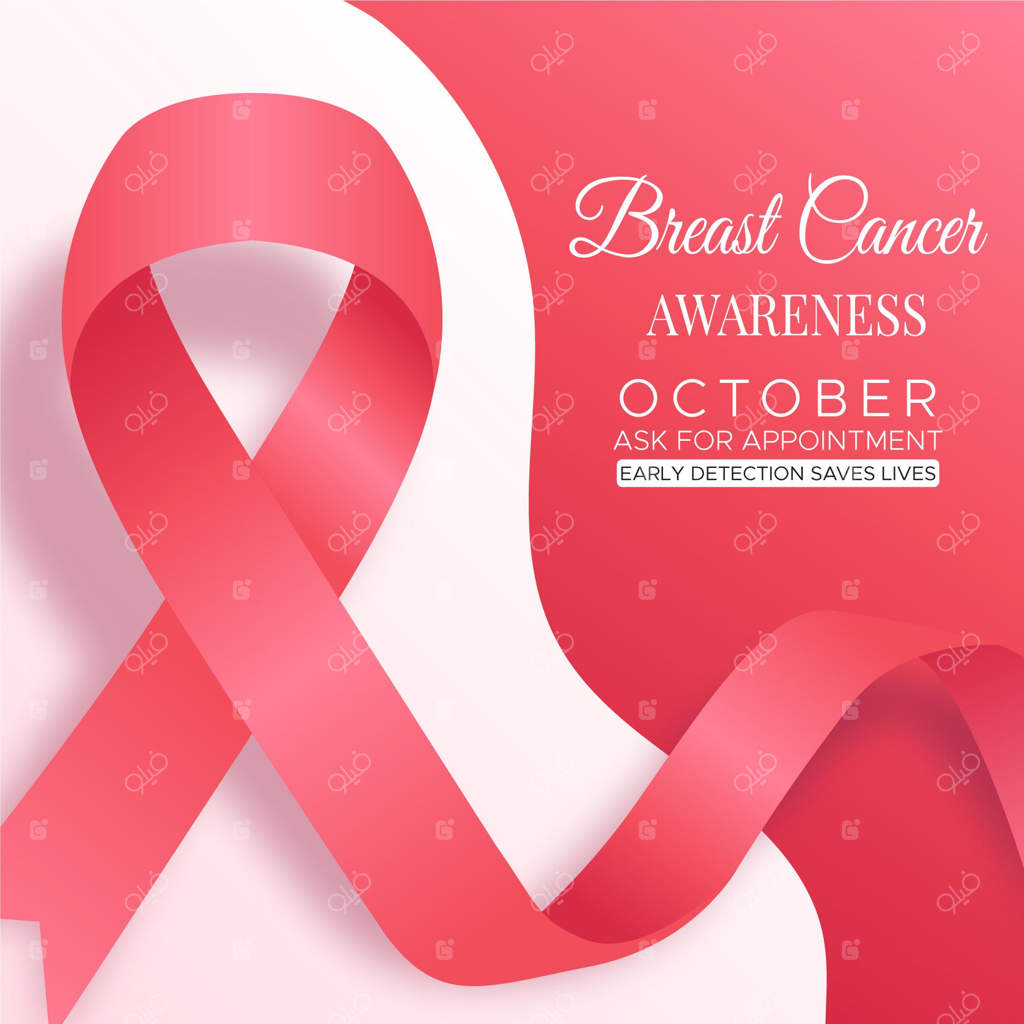 پس‌زمینه ماه آگاهی از سرطان سینه