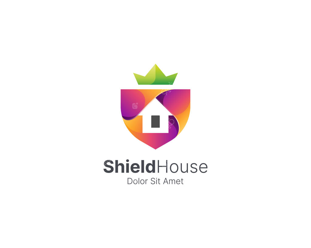 کاوشی در طراحی منحصر به فرد لوگوی ShieldHouse به صورت وکتور حرفه‌ای