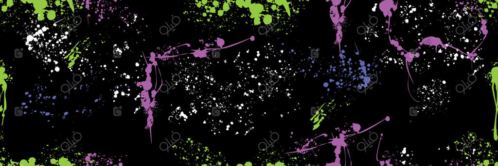 الگوی بدون درز پاشش اسپری رنگ. چکه‌ها، قطرات قلم‌مو یا لکه‌های جوهر رنگی. پاشش‌های جوهری گرافیتی، لکه‌های جوهر با جلوه خال‌دار. لکه رنگ قلم‌مو، توده‌های مایع و لکه‌های کثیف پاشیده شده.