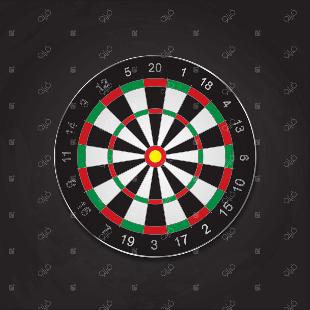 تخته هدف تیراندازی واقعی، زمینه سیاه، فلزی، تاریک