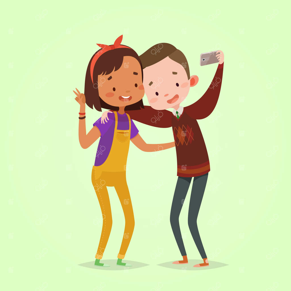 فناوری های نوین برای کودکان: عکس گرفتن دوستی پسر و دختر