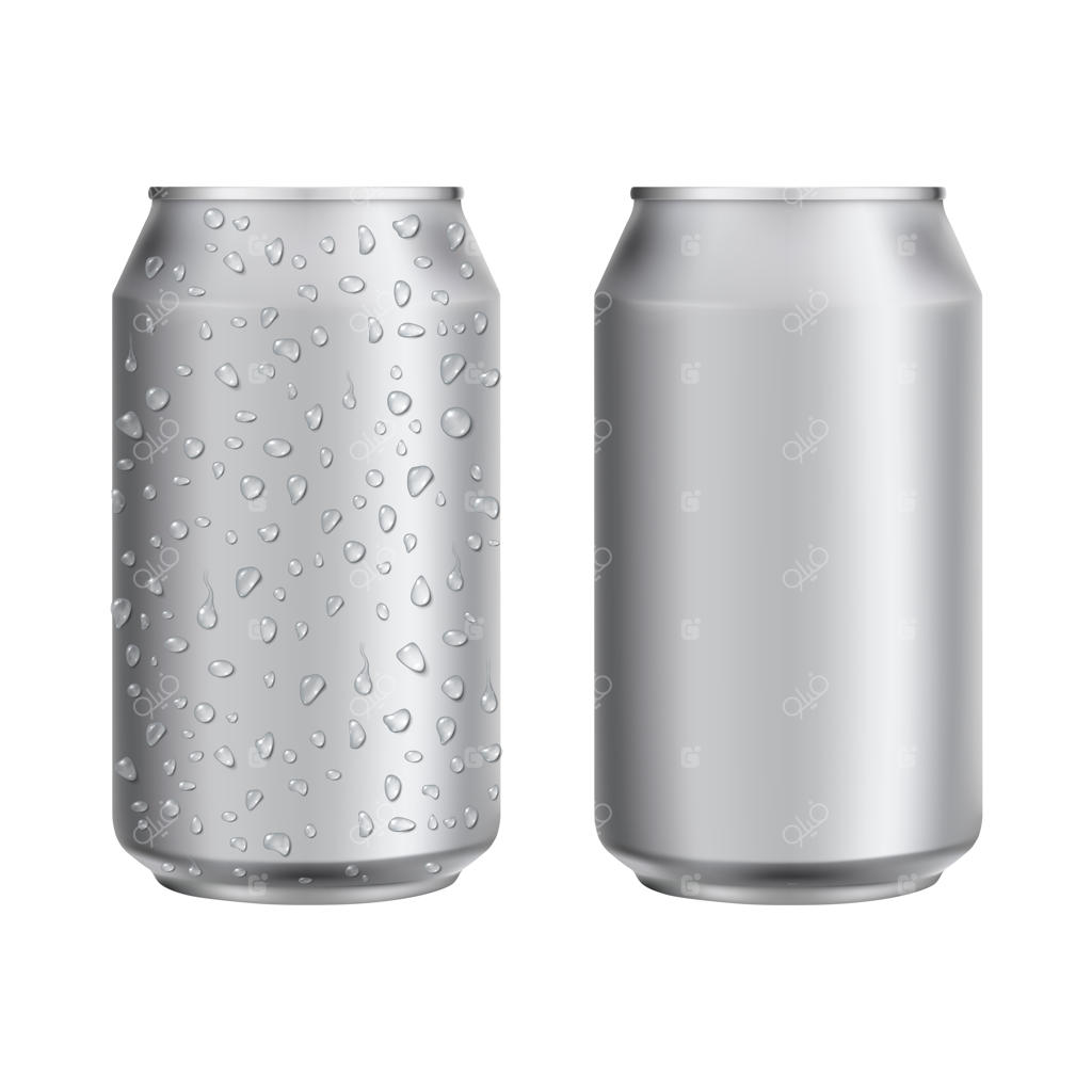 قالب بسته‌بندی ساده روی زمینه سفید