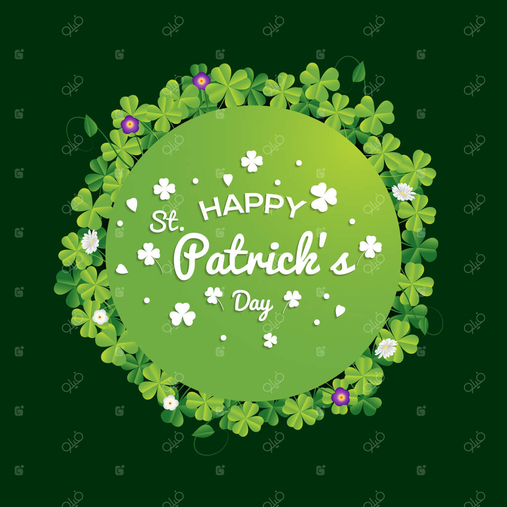 کارت تبریک روز سنت پاتریک مبارک