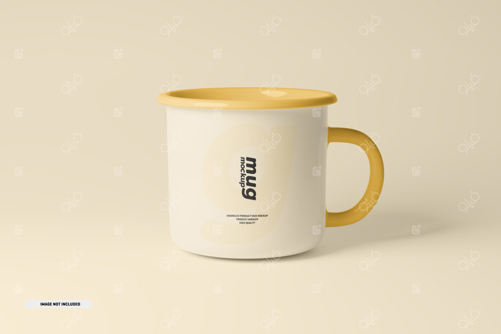 موکاپ ماگ لعابی