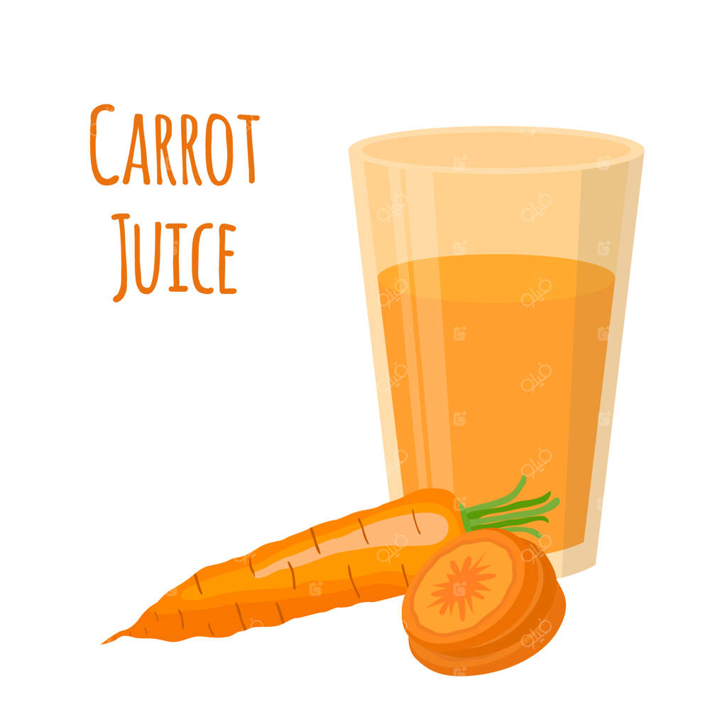 آب هویج، هویج و برش‌های آن