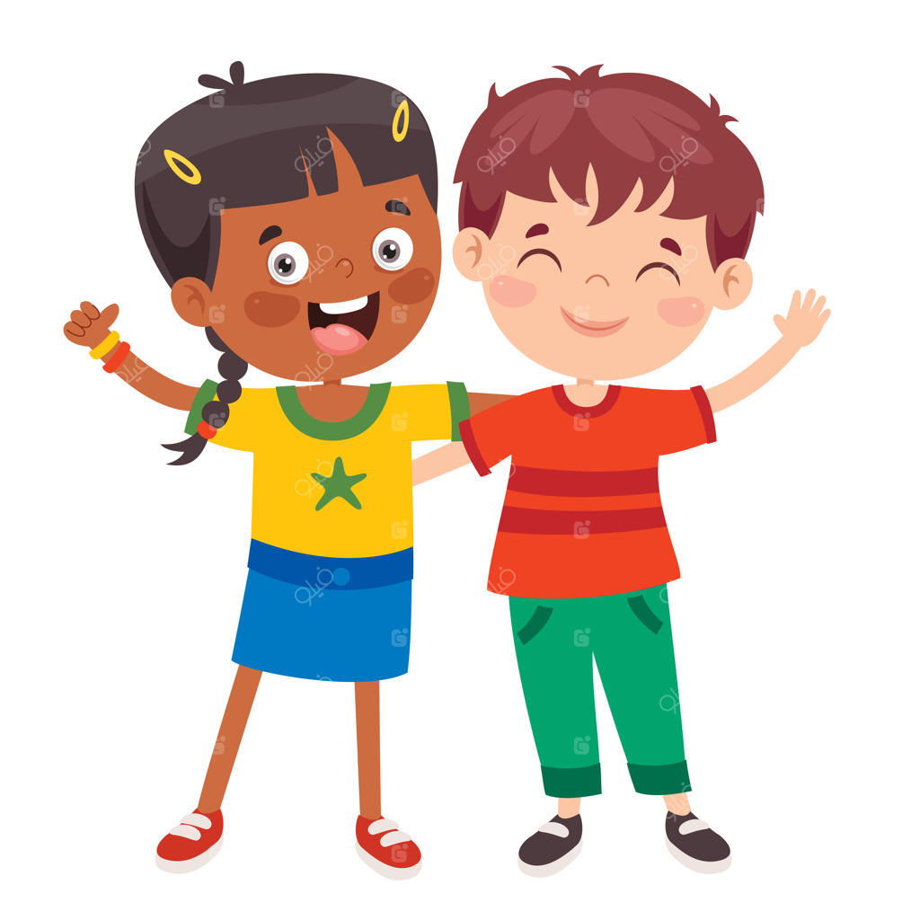 کودکان خردسال شاد در حال تفریح