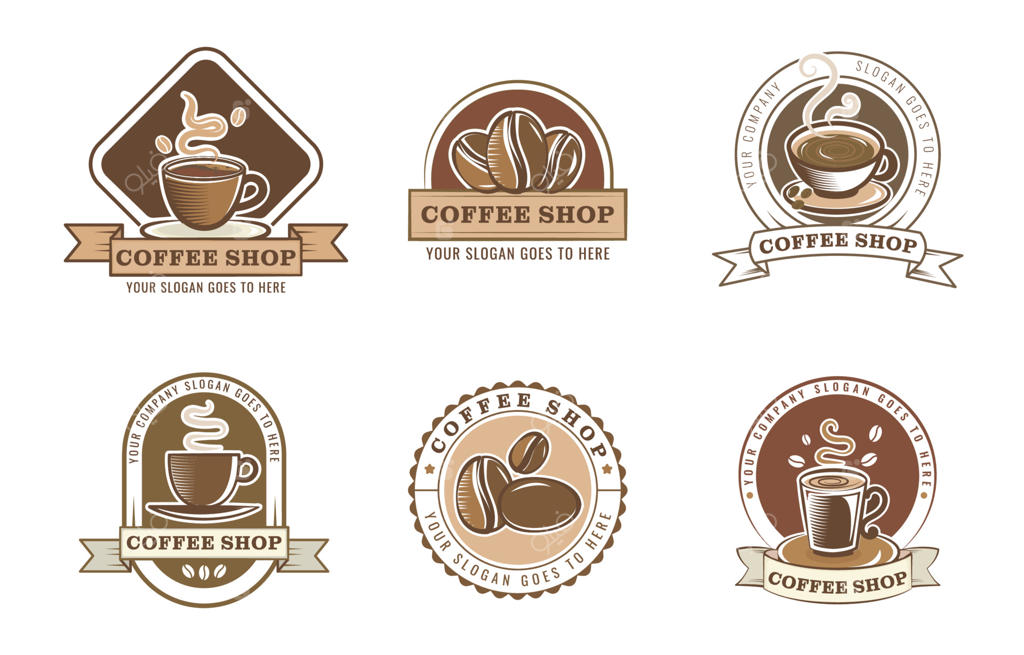 مجموعه لوگوهای نوستالژیک قهوه