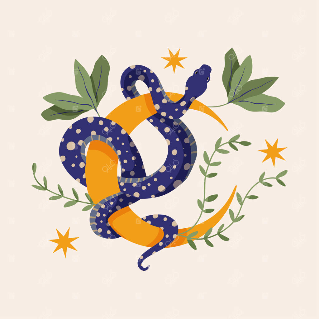 طراحی وکتور مارها