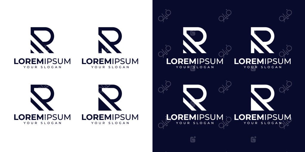 ایده‌های طراحی لوگوی حرف R