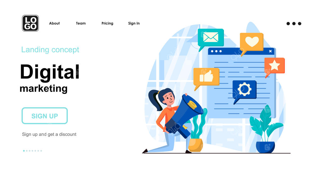 مفهوم طراحی تخت در بازاریابی دیجیتال