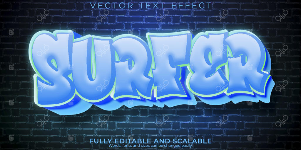 افکت متنی گرافیتی: قابلیت ویرایش، اسپری و سبک متون خیابانی