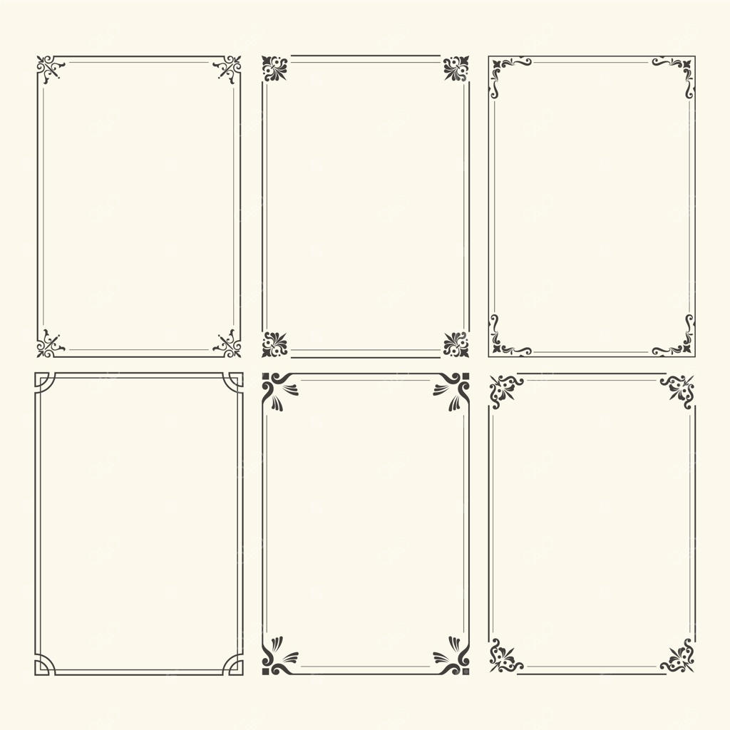 مجموعه قاب‌های تزئینی و زیبا به سبک خوشنویسی