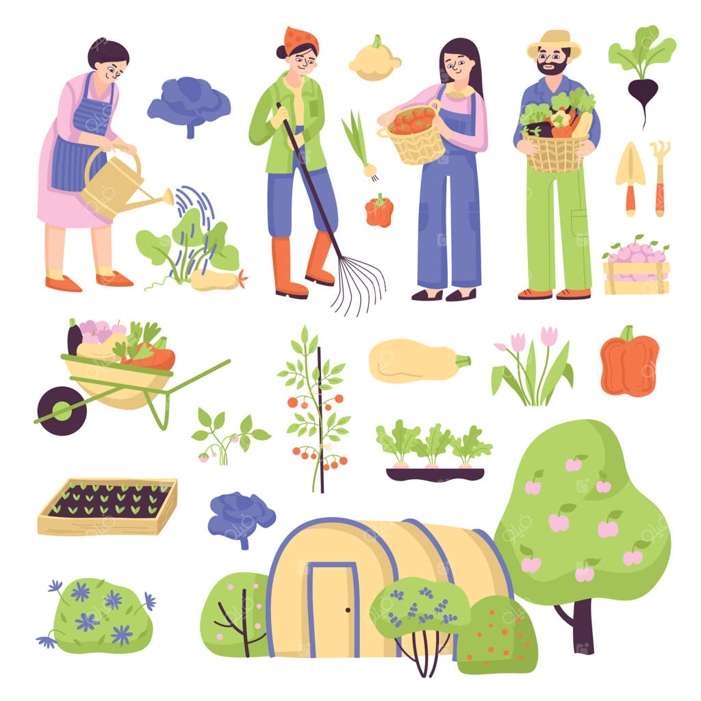 مجموعه آیکون‌های باغبانی