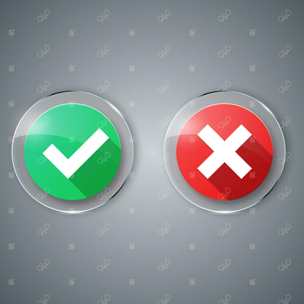 باشه، نه، نماد شیشه‌ای نیست.