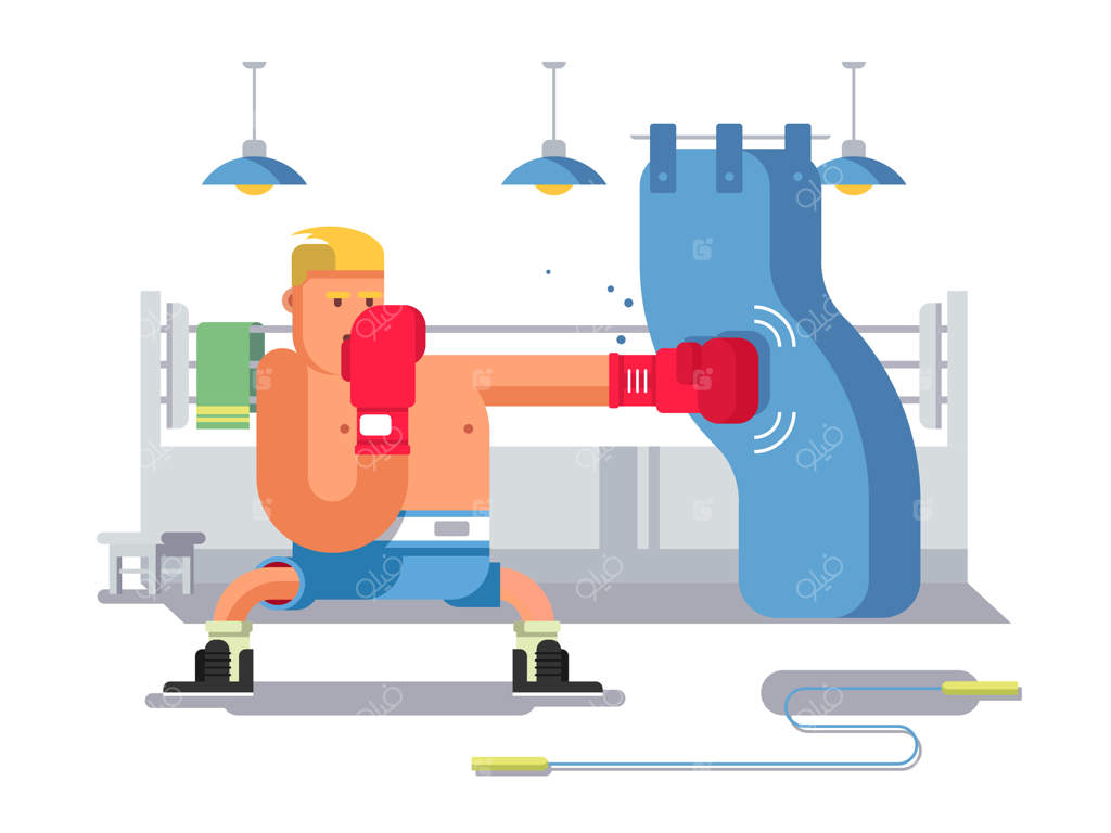 شخصیت کارتونی بوکسور