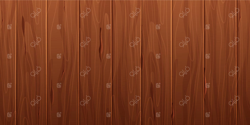 میز چوبی با سطح بافت‌دار، پس‌زمینه کارتونی چوب. دیوار، پنل برای طراحی بازی و رابط کاربری