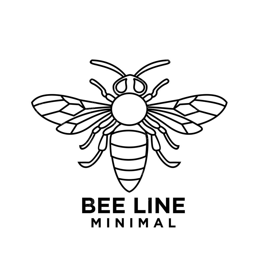 قالب طراحی لوگوی وکتور وینتیج زنبور سرخ بزرگ و ممتاز